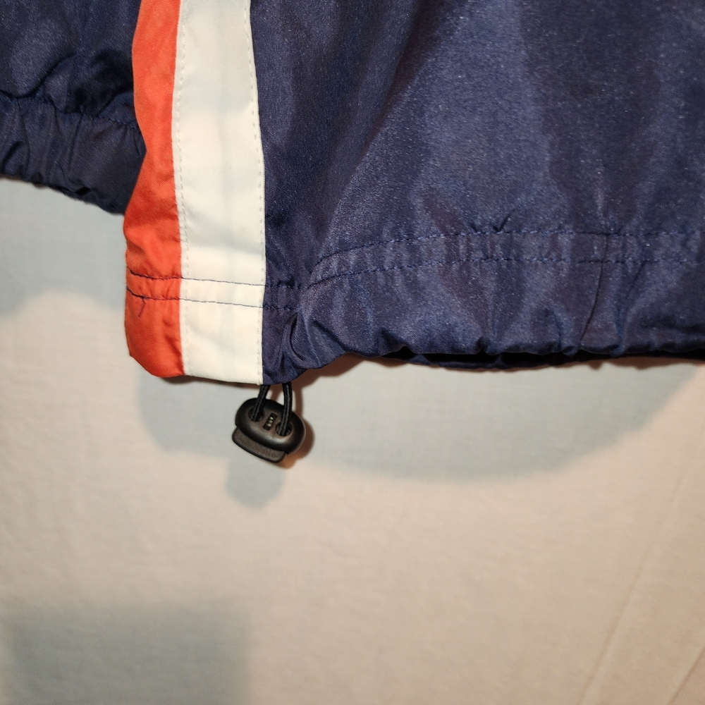 VTG Auburn Tigers V-neck Pullover Windbreaker Jacket Men's XL By Red Oak - Picture 8 of 11